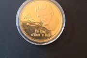3 coins 2 Elvis Presley gold and silver in capsules and 2003 Special Olympics World Summer Games Commemorative 5 Pound coin