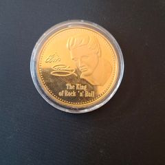 3 coins 2 Elvis Presley gold and silver in capsules and 2003 Special Olympics World Summer Games Commemorative 5 Pound coin