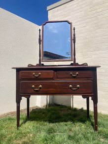 Antique Dressing Table / Vanity Unit.