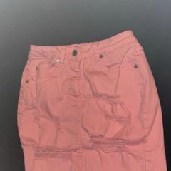 Parisian Pink Denim Skirt