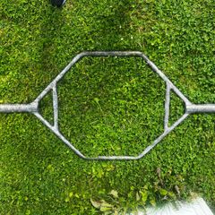 Aluminium gym hex bar