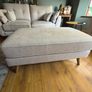 2 x 2 seater couches and footstool Image 4