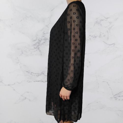 Beautiful Tulle Dress / Tunic Plisa D-or style Black