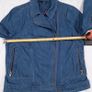 Boden Blue Denim Asymmetric Zip Biker Moto Denim Jacket 14UK/42EU Image 9