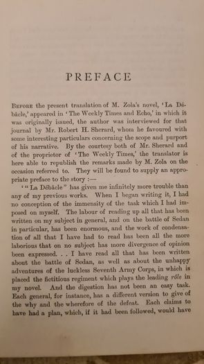 The Downfall By Emile Zola.  A Story Of The Horrors Of War. Rare Vintage 1892 FIRST EDITION Hardback In Good Condition.