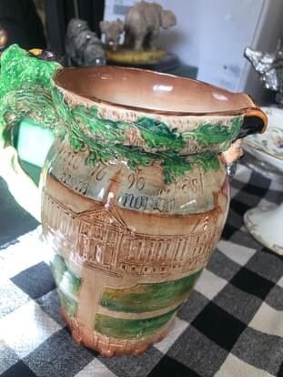 Rare find -vintage large pitcher burleigh ware