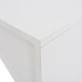 Bar Table with Cabinet White 115x59x200 cm Image 2