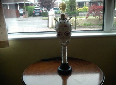 steampunk table lamp