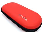 PS Vita Console PSV 1000 2000 EVA Hard Protective Case Zip Cover Carry Bag Red