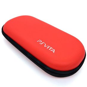 PS Vita Console PSV 1000 2000 EVA Hard Protective Case Zip Cover Carry Bag Red