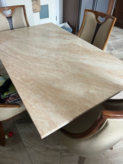 Marble table and 4 chairs