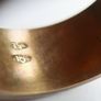 Men's 18K Yellow Gold Plated Ring size V Image 10