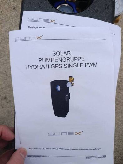 Thermal solar pumping station