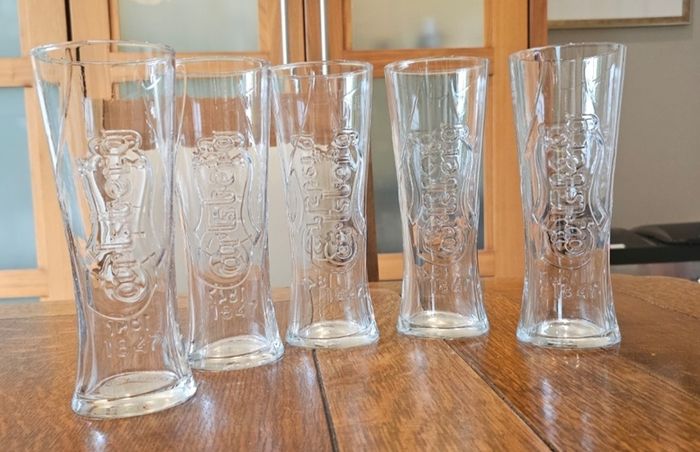Carlsberg Pint Glasses embossed Logo
