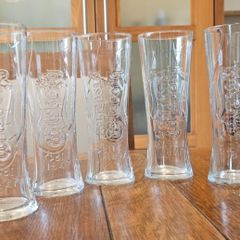 Carlsberg Pint Glasses embossed Logo