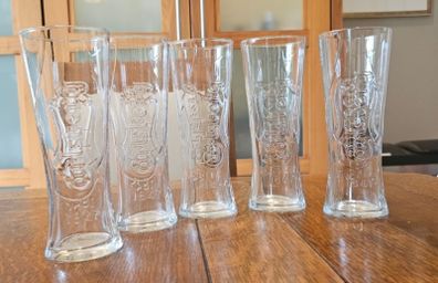 Carlsberg Pint Glasses embossed Logo