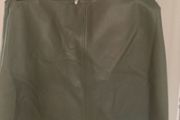 Brand New Primark green faux leather skirt size UK16 EU44 Postage included
