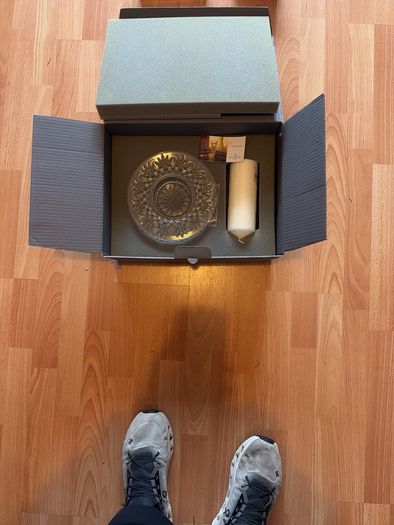 Waterford Crystal Candleholder Gift Set Original Box