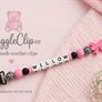 Personalised silicone Soother Clips Image 6