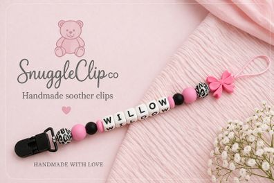 Silicone Handmade Soother Clips