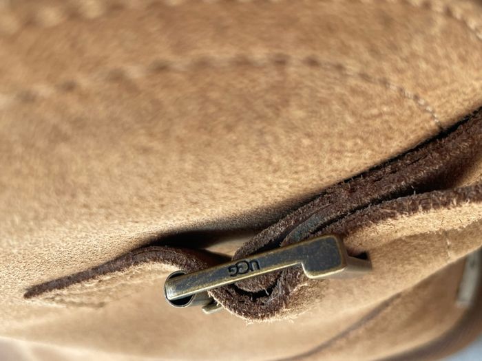 UGG Remora Buckle boot in chestnut suede with a wool lining size UK 3 brand New