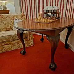 Antique sideboard and Table and chairs