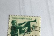 Rare WW2 German stamp - Hitler Youth (Bugler)