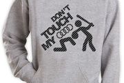 Don't Touch My Audi Carbon Fiber Hoodie Great Gift Present Idea For Audi Fans