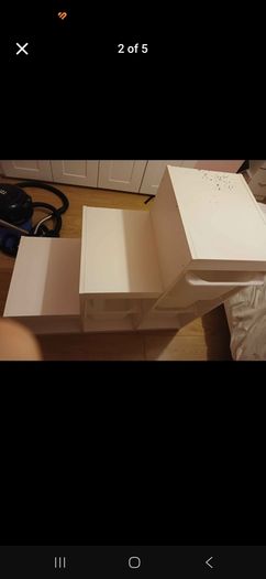 Ikea trofast storage unit with baskets
