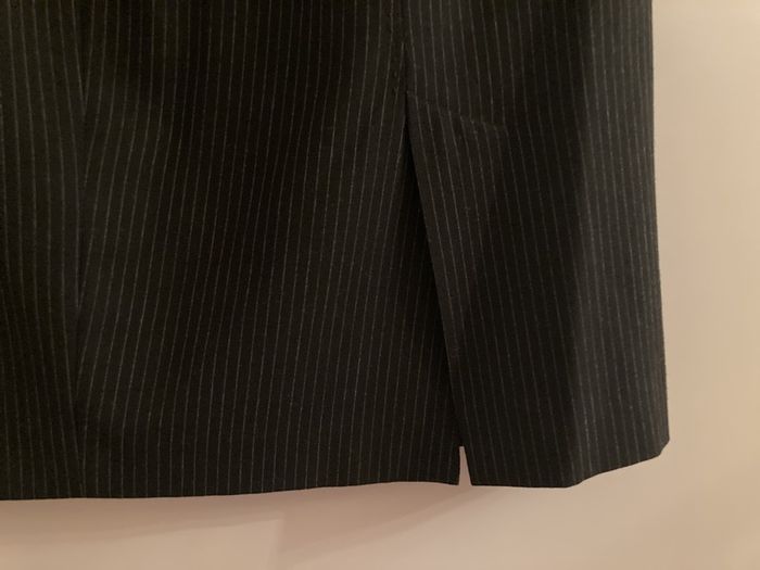 Oasis Black Pin Striped Skirt
