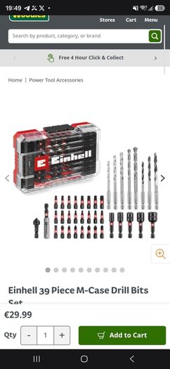 Einhell Cordless Impact Driver Tool Set