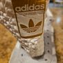 ADDIDAS gazelle.....silver grey...WORN Image 2