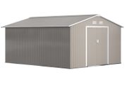 13 x 11ft Large Metal Storage Shed Sliding Doors
