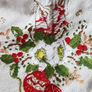 Hand Embroidered Linen Tablecloth and 12 Napkins Image 8