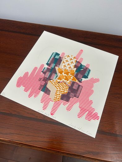 Leah Hewson / Graphic Studio Dublin, Fine Art Embossed Copperplate Etching Screen Print
