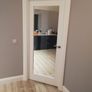 Deanta primed Shaker Clear glass Doors 78x28" Image 4