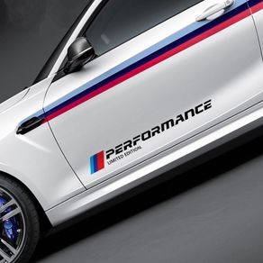 2x BMW M Performance Limited Edition Style Stickers Car Door Stickers Side Sticker Limited Edition For bmw e46 e90 e39 f30 f34 f10 e70 e71 Car-Styling
