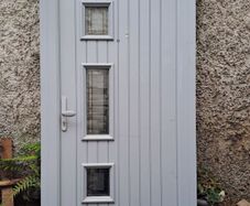 Front Door PVC Dove Grey Great Condition