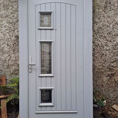 Front Door PVC Dove Grey Great Condition