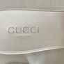 Rubber Block Heel Slides in Mystic White Image 4