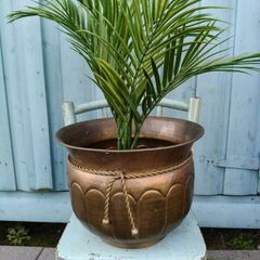 large Vintage Brass planter