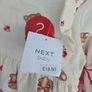 Next Cream Bear and Red Gingham Baby Dresses Image 4