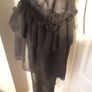 BNWT Stunning River Island Black Ruffle Bodysuit (Size 8) Image 6
