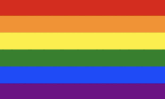Rainbow Pride flag FREEPOST 150x90cm