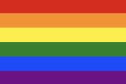 Rainbow Pride flag FREEPOST 150x90cm