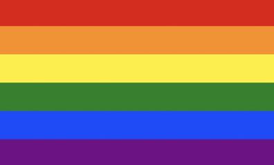 Rainbow Pride flag FREEPOST 150x90cm