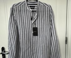 Massimo Dutti Men's Linen Shirt Unused - Large