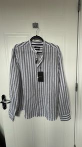 Brand New Massimo Dutti Men's Linen Shirt - Large