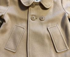 Next biege/ camel baby girls coat 12 to 18 months