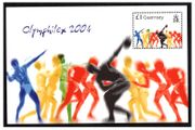 2004 Guernsey Olympic Games, Athens Commemorative Stamp Miniature Sheet Mint Never Hinged (MNH)